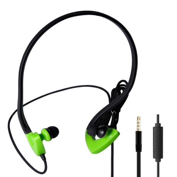 Dual Dynamic Driver Extra Bass Ear-Hook Wired Sports Earphones