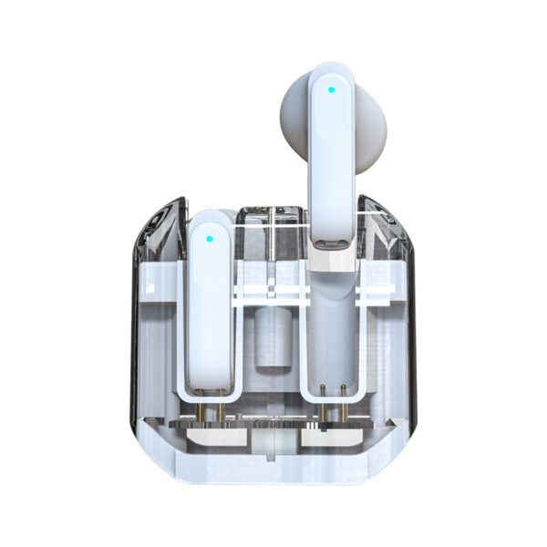 Wireless Personalized Transparent Case Semi-In-Ear Bluetooth Earphones