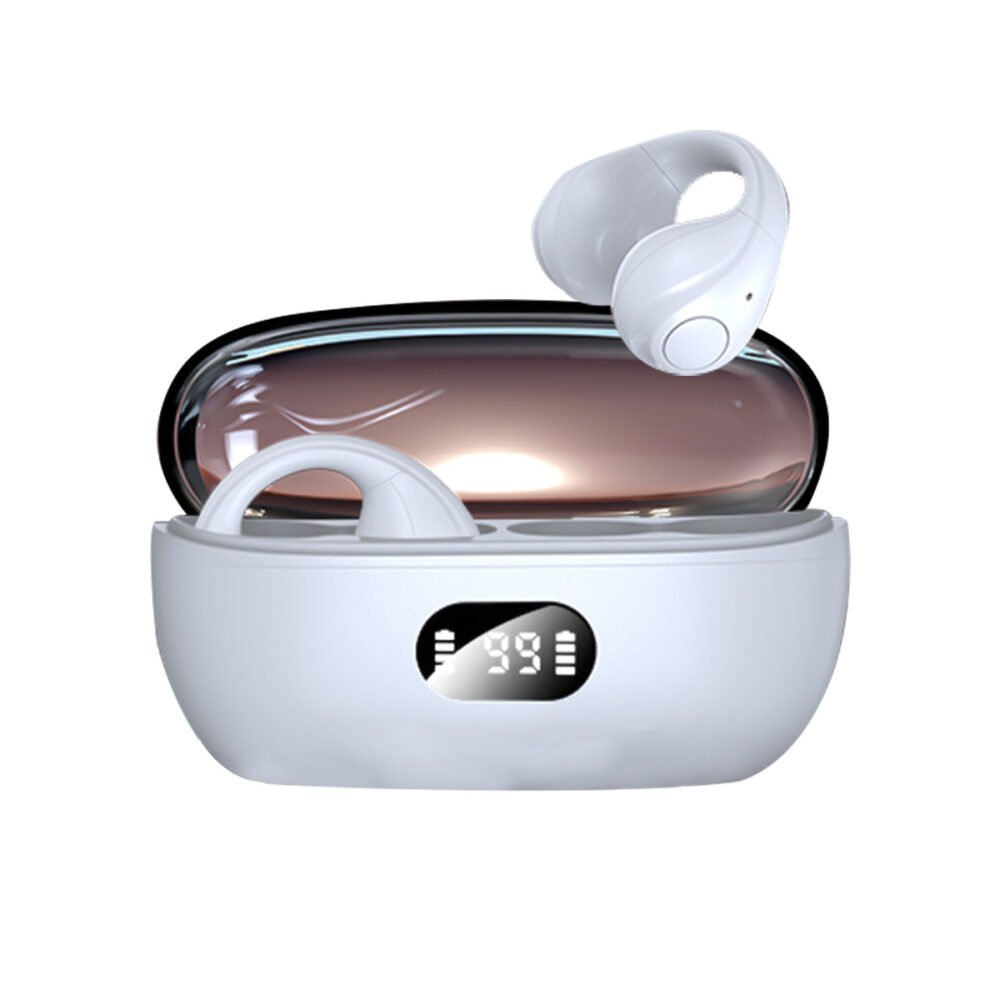 Clip-on Long Battery Life Bone Conduction Wireless Bluetooth Headphones