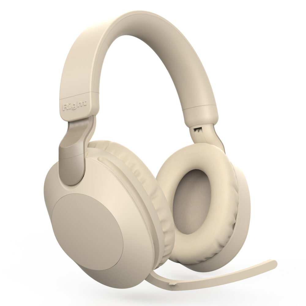 Wireless Over-Ear Headset with Microphone for Call Centers